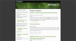 Desktop Screenshot of ebiolog.pl